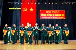 Sư đoàn 3: Bế mạc Hội thao thể dục, thể thao năm 2020